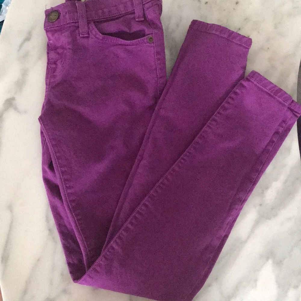 Current/Elliott The Ankle Skinny Jeans in Dahlia